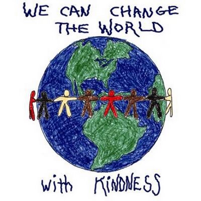 We Can Change The World With Kindness World Kindness Day Hand Made Greeting Card