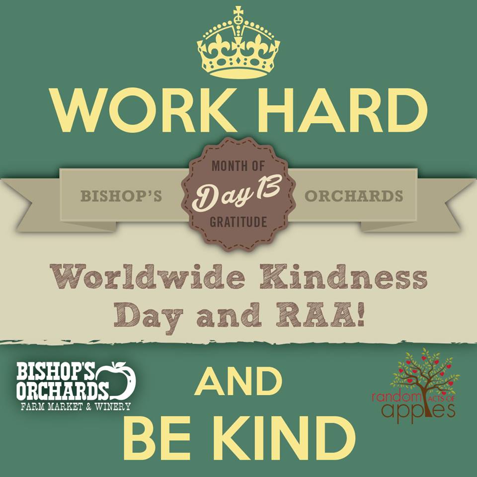Worldwide Kindness Day And Be Kind Be Poster