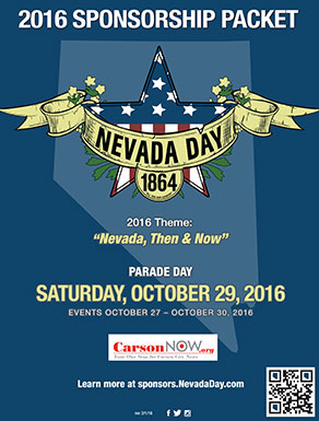 2016 Sponshership Packet Nevada Day 1864 Parade Day October 29, 2016