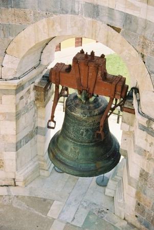 Angled Bell Inside The Leaning Tower Of Pisa