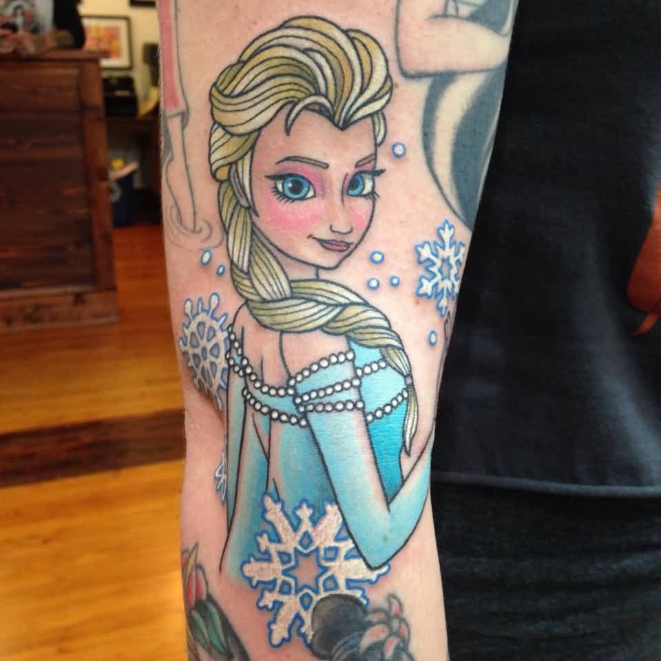 Beautiful Elsa Tattoo by Kristiinakryptonite