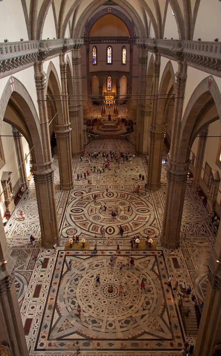 Beautiful Inside View Of The Florence Cathedral
