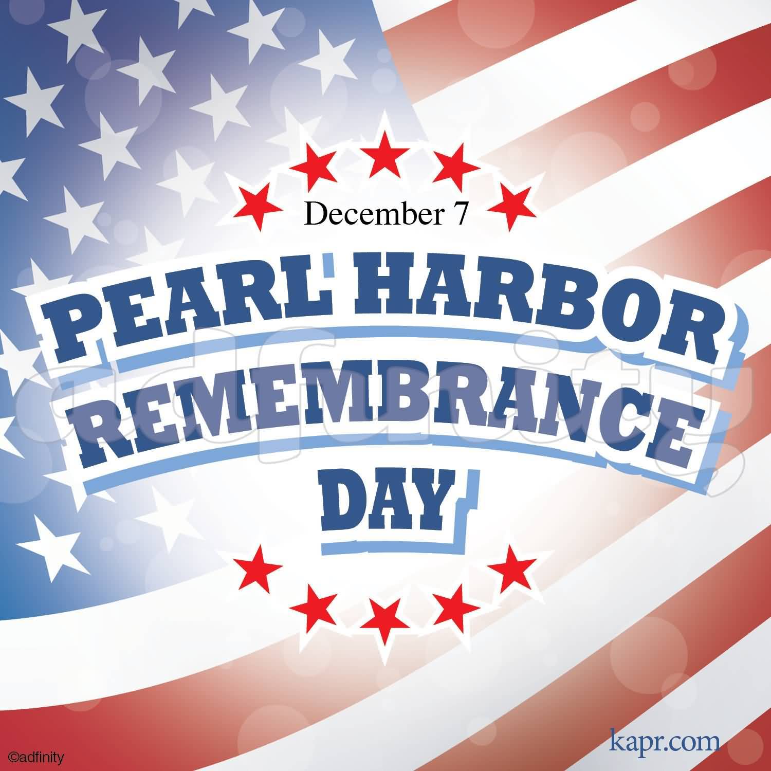 December 7 Pearl Harbor Remembrance Day Poster