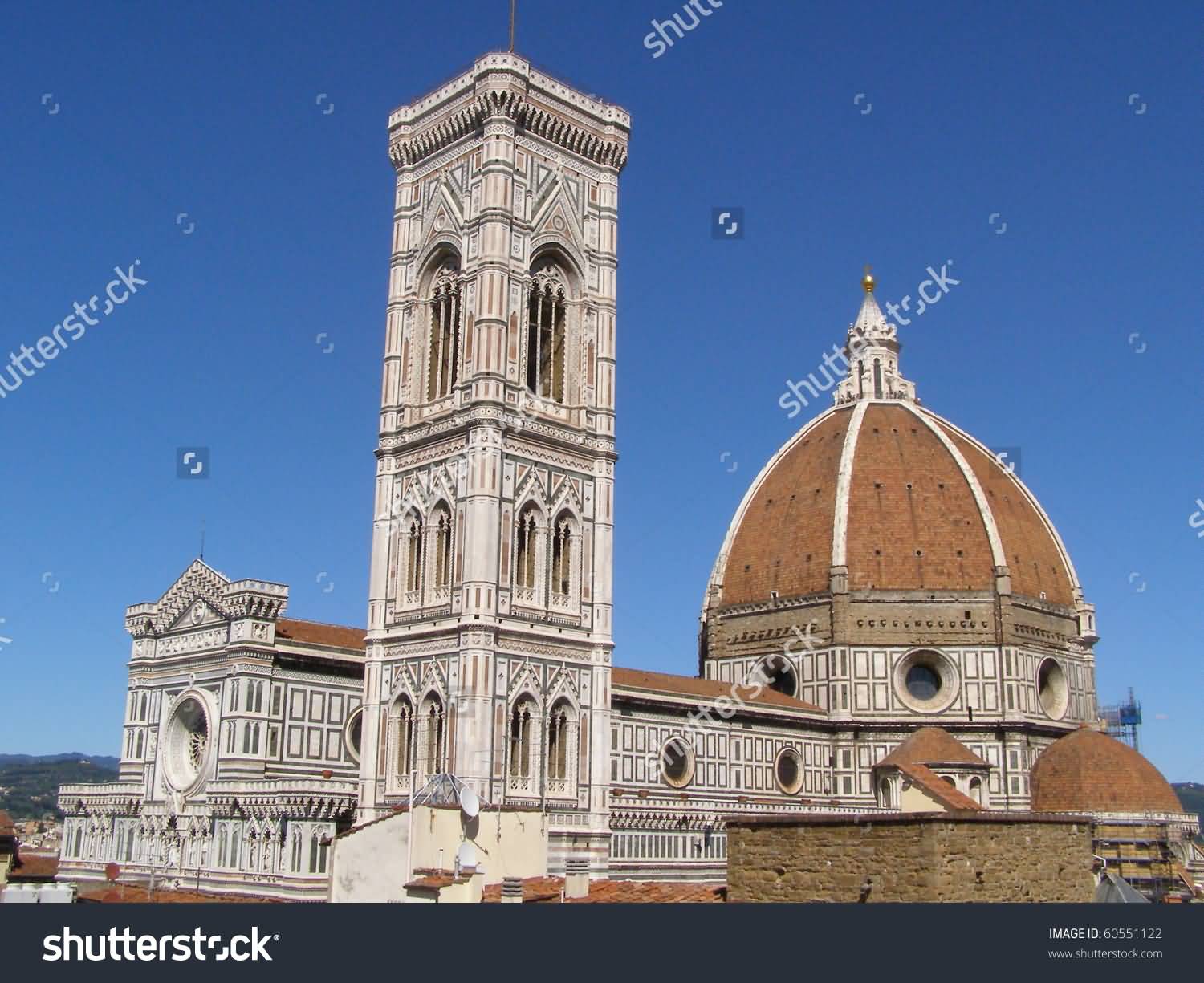 Exterior View Of The Florence Cathedral