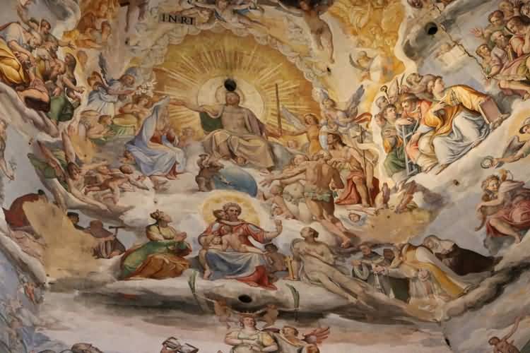 Frescos Inside The Florence Cathedral Dome Picture