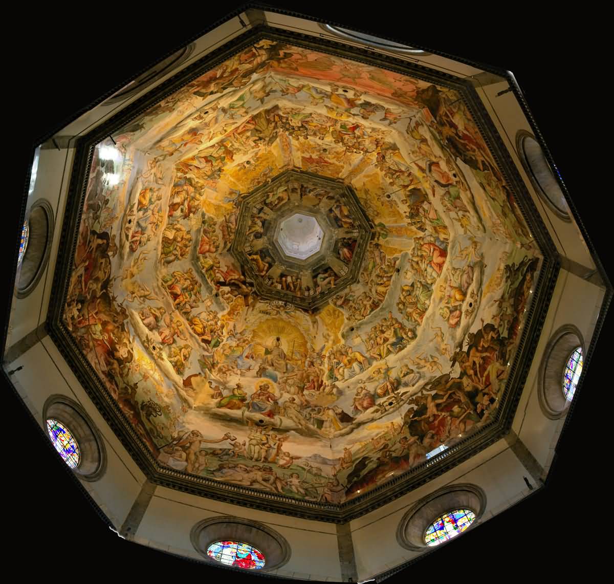 Frescos Inside The Florence Cathedral