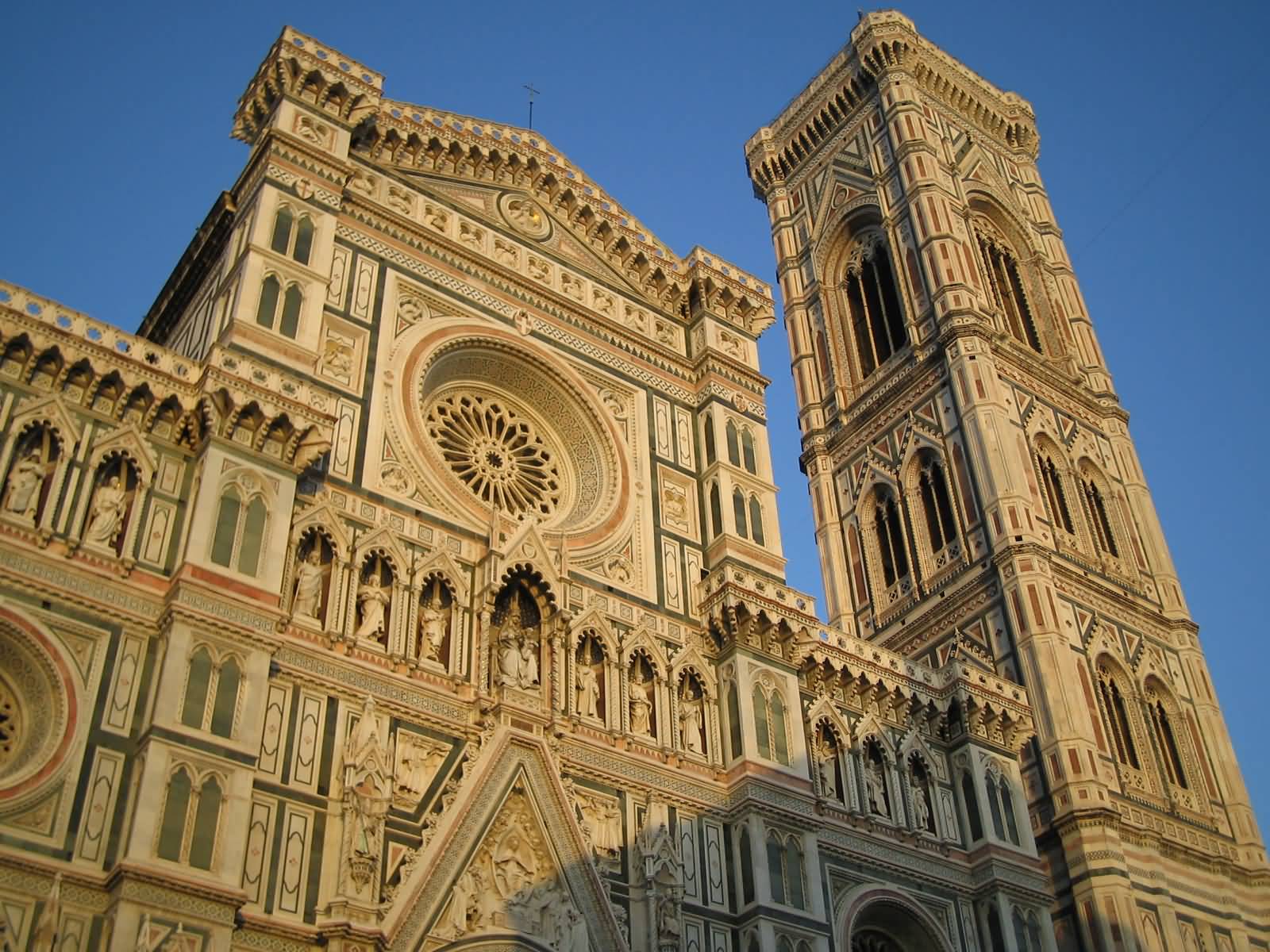 Front Facade Of The Florence Cathedral