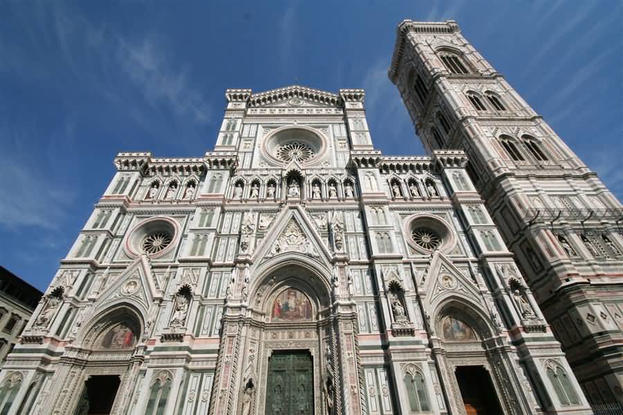 Front View Of The Florence Cathedral Italy