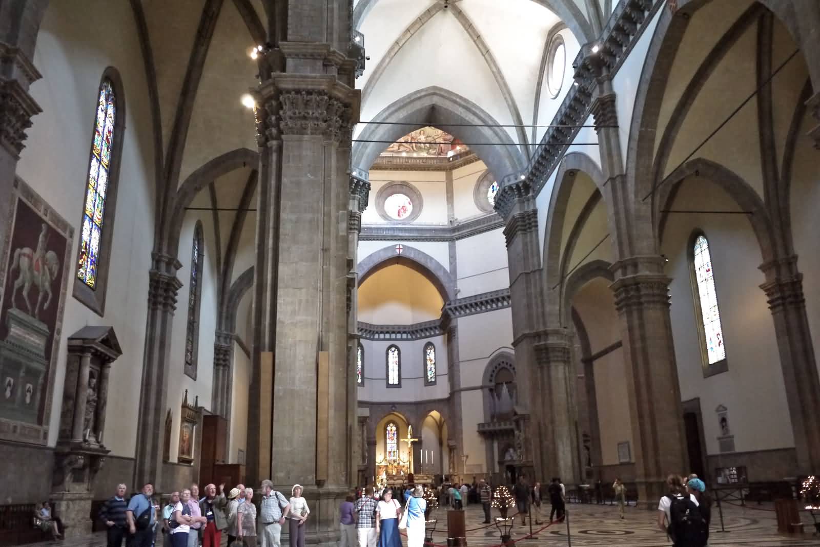 Inside The Florence Cathedral In Italy