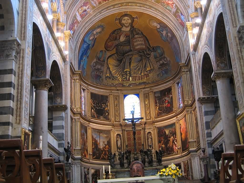 Interior Picture Of The Florence Cathedral In Italy