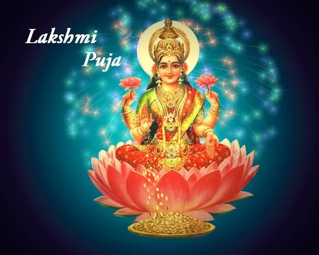 Lakshmi Puja Wishes Picture