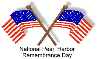 National Pearl Harbor Remembrance Day American Flags Picture