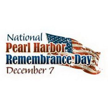 National Pearl Harbor Remembrance Day December 7 American Flag Picture