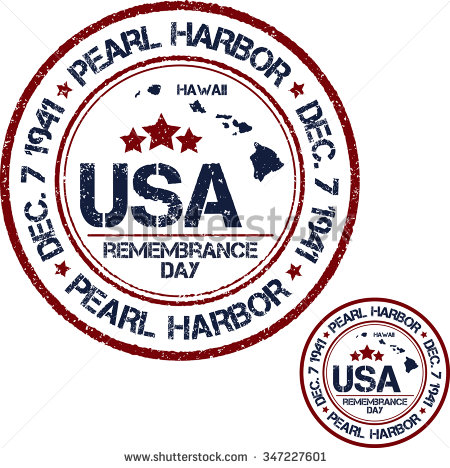 Pearl Harbor Remembrance Day 7 Dec USA Stamp Picture