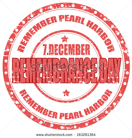 Remember Pearl Harbor On Remembrance Day 7 December Stamp Picture
