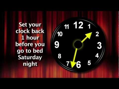 Set Your Clock Back 1 Hour Before You Go To Bed Saturday Night Daylight Saving Time Ends