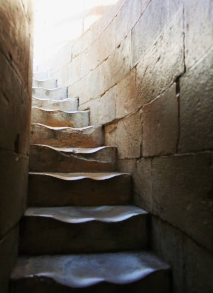 Stairway Inside The Leaning Tower Of Pisa
