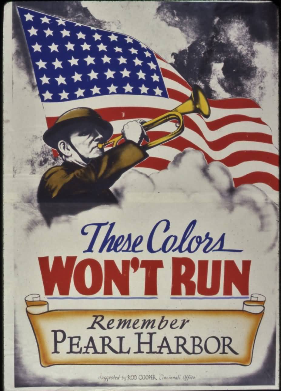 The Colors Won't Run Remember Pearl Harbor