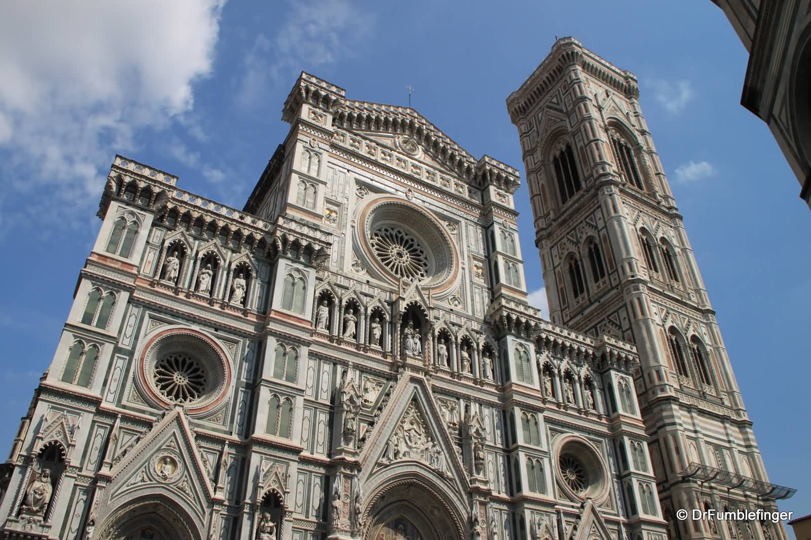 The Florence Cathedral Front Facade View