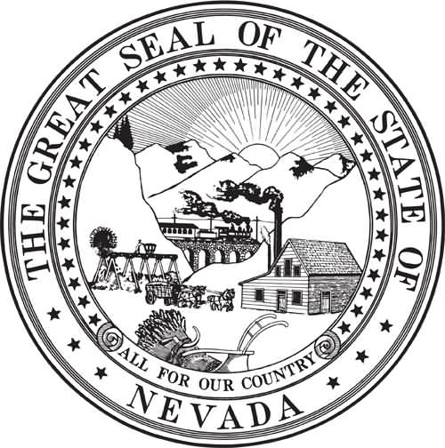 The Great Seal Of The State Of Nevada Happy Nevada Day