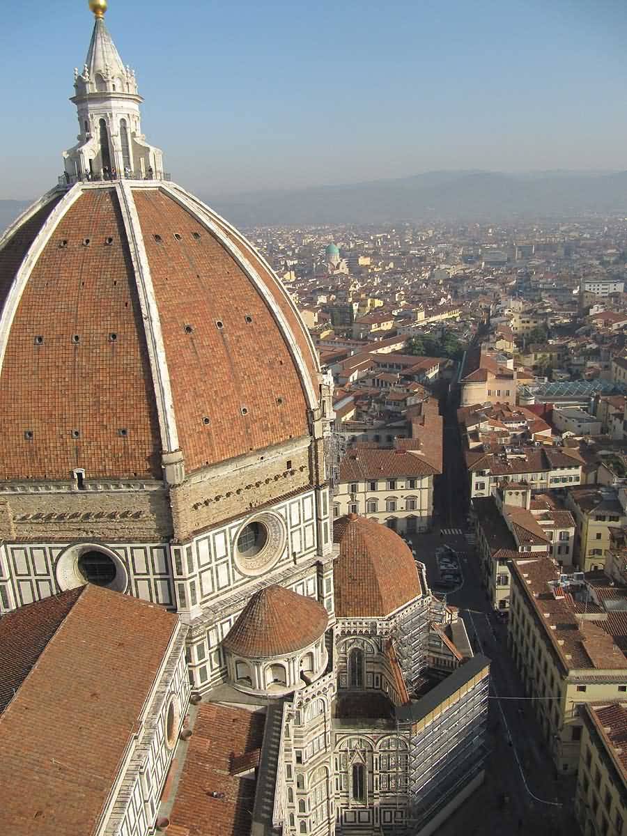 View From The Florence Cathedral In Italy