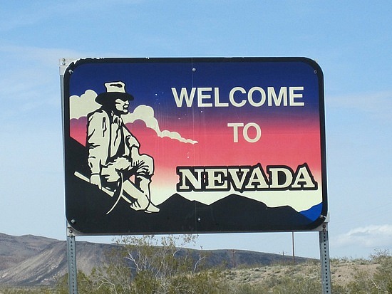 Welcome To Nevada Sign Board Happy Nevada Day