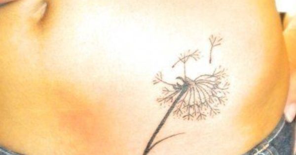 Dandelion Puff Tattoo In Beautiful Shape Tattoo On Left Hip