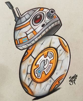 Star wars ‎droid‬ tattoo design by Jime Litwalk