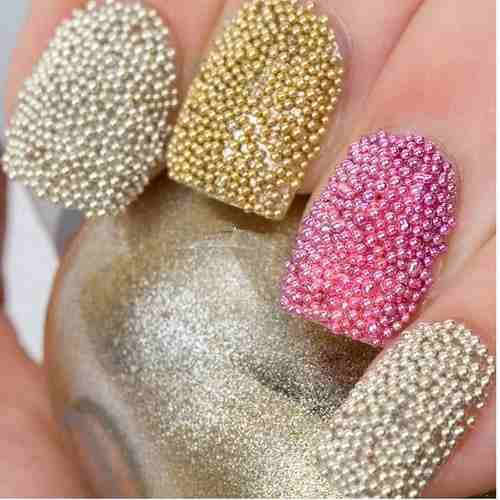 Adorable Caviar Nail Art Design Idea For Girls