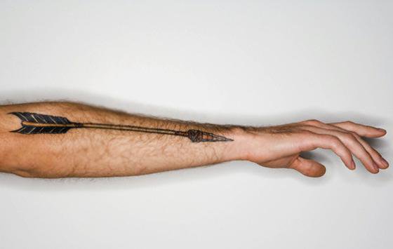Amazing Arrow Tattoo On Forearm