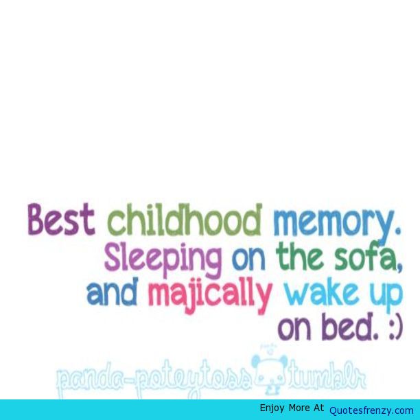 Best Childhood Memory! You Sleep On Sofa And Magically Wake Up On Bed