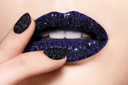 Black Caviar Nail Art