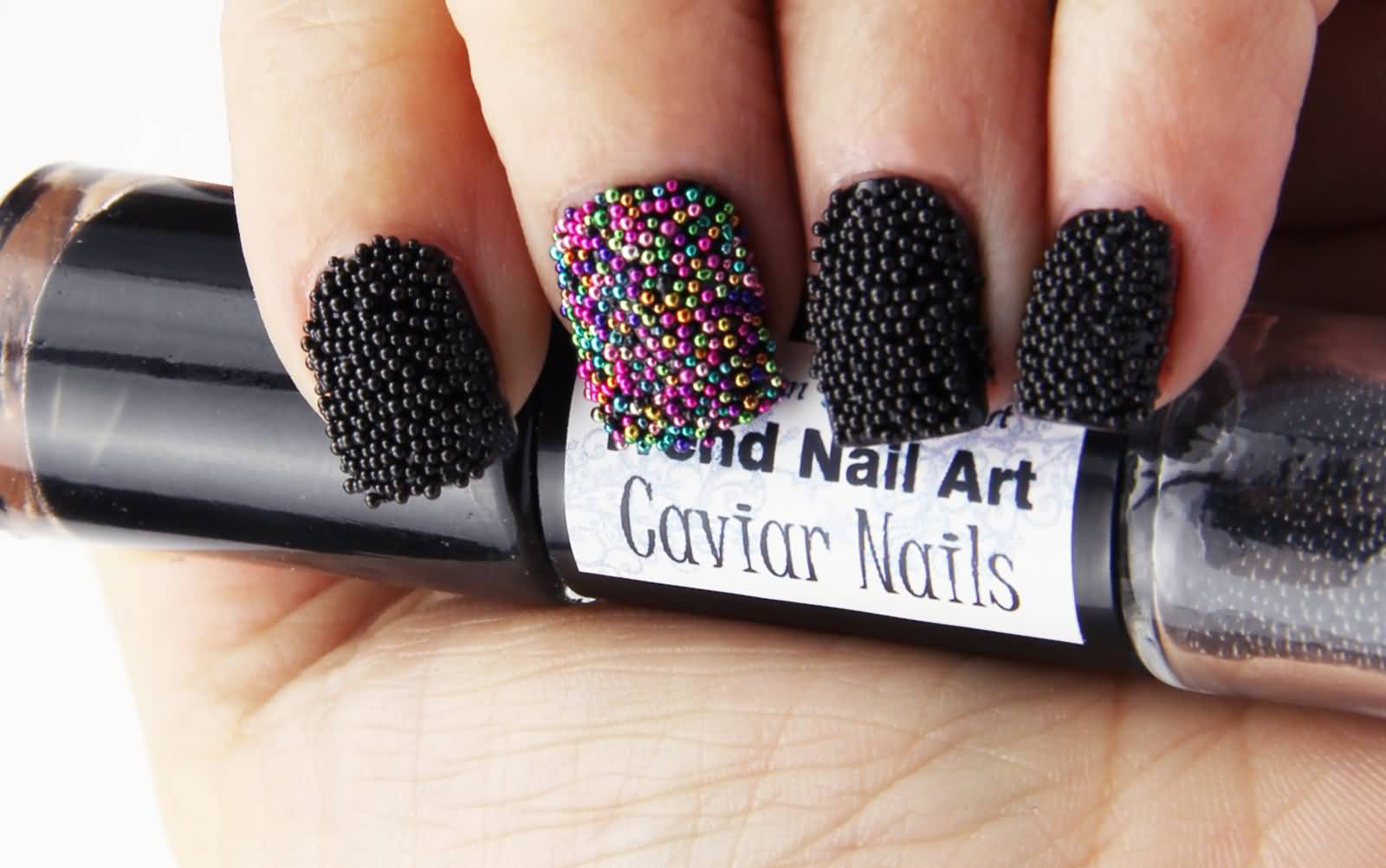50+ Most Beautiful Caviar Nail Art Design Ideas For Trendy Girls