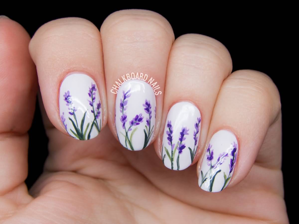 Blossom Flower Nail Design