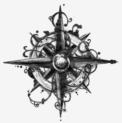 Compass Tattoos Design Sample