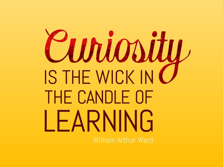 Curiosity is the wick in the candle of learning - William Arthur Ward