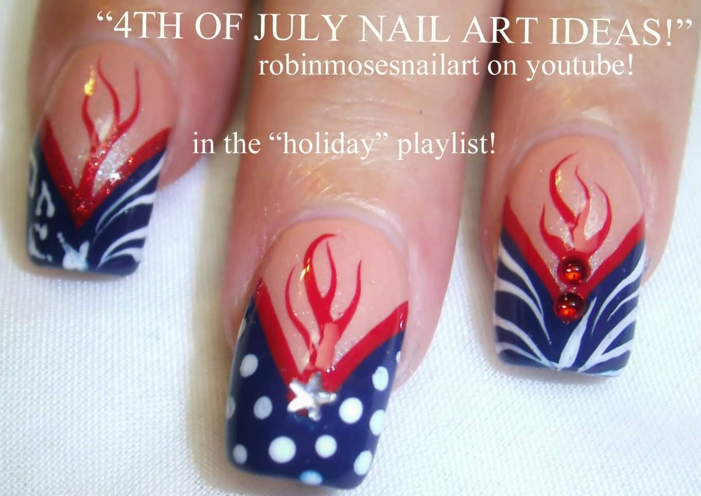 Fourth Of July Nail Art Ideas