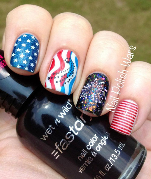 Fourth Of July Nails Design