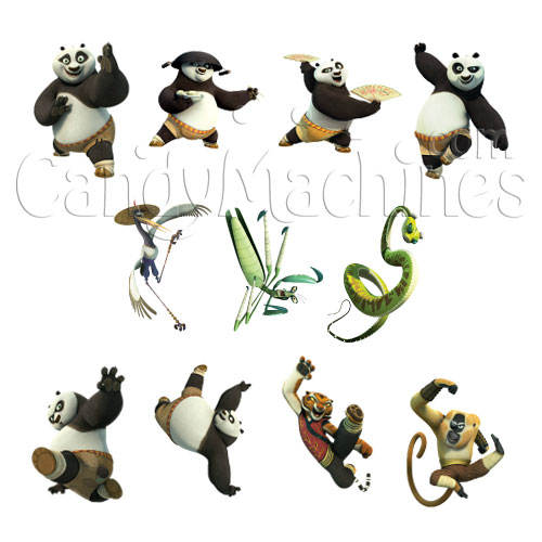 Kung Fu Pandas Mini Tattoos Design
