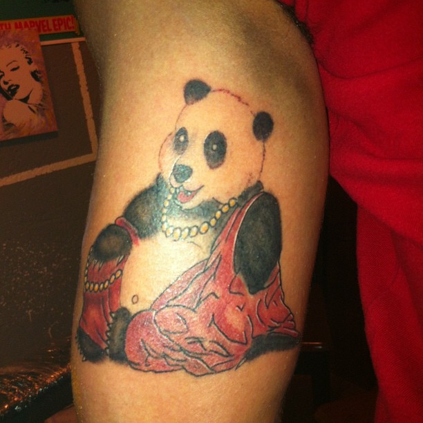 Panda Buddha Tattoo By Zeroier