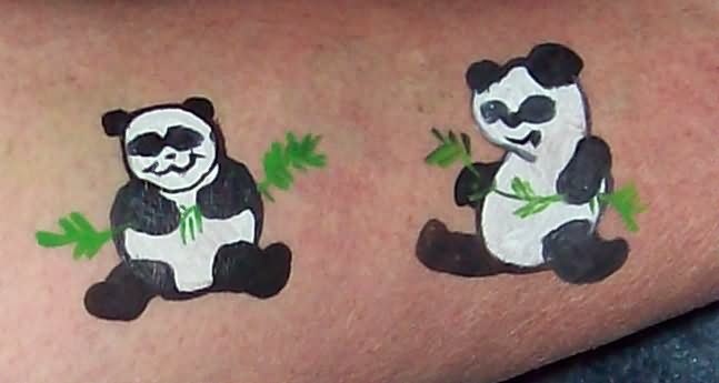 Panda Temporary Tattoo