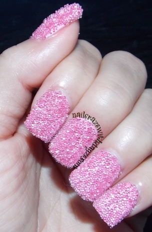 Pink Caviar Nail Art