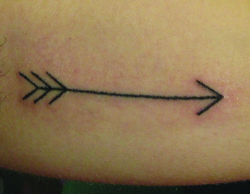 Simple Arrow Tattoo Design