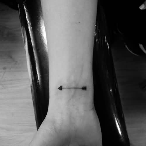 Small Black Arrow Tattoo by Little Fashion Queen Of Disney