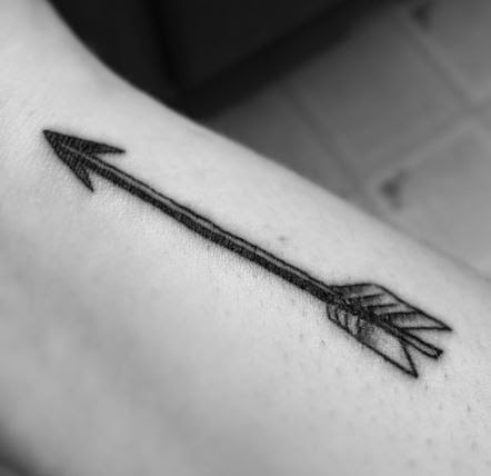 Tribal Arrow Tattoo Design