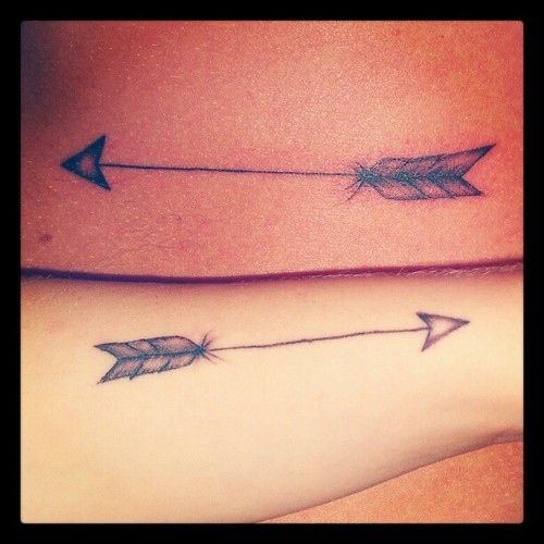 Two Arrows Tattoo Design