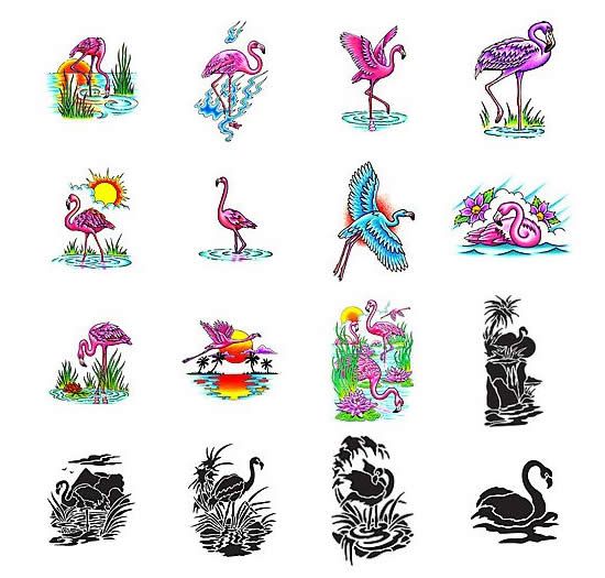 Flamingo Tattoos Design