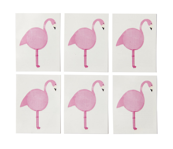 Simple Flamingo Tattoos Design