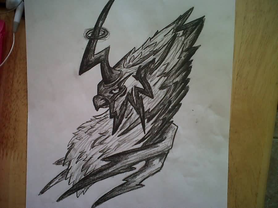 Thunder Griffin Tattoo Design By Wolf4evar