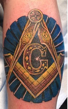 Masonic Symbol Tattoo On Arm